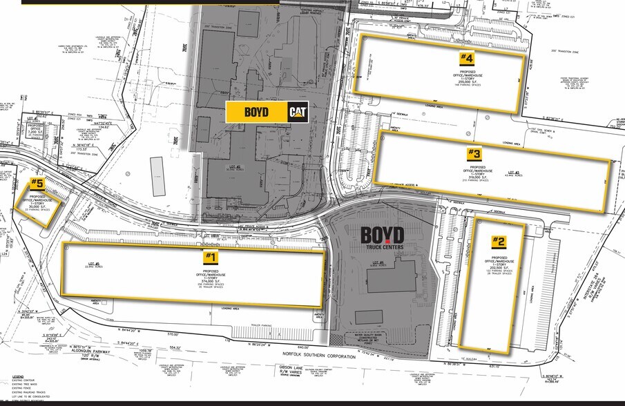 1425 Southwestern Pky, Louisville, KY for lease - Site Plan - Image 3 of 3