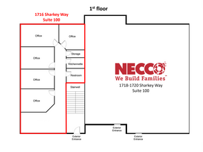 1716-1720 Sharkey Way, Lexington, KY for lease Floor Plan- Image 1 of 1