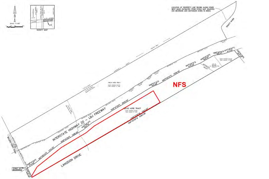 1500 Langdon Rd, Hutchins, TX à vendre - Plan cadastral - Image 2 de 2