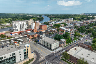 304 N 2nd St, Mankato, MN - aerial  map view