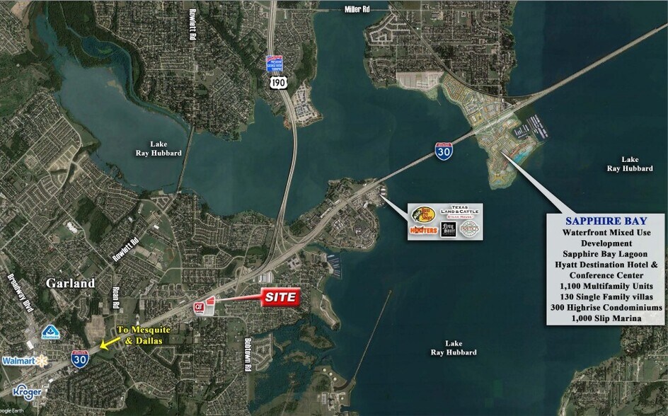 500 E IH 30 Hwy, Garland, TX à vendre - Aérien - Image 2 de 3