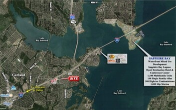 500 E IH 30 Hwy, Garland, TX - AÉRIEN Vue de la carte