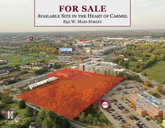 Plus de détails pour 852 W Main St, Carmel, IN - Terrain à vendre