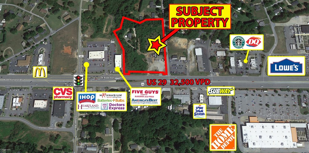 1452 W Wade Hampton Blvd, Greer, SC for sale - Building Photo - Image 1 of 1