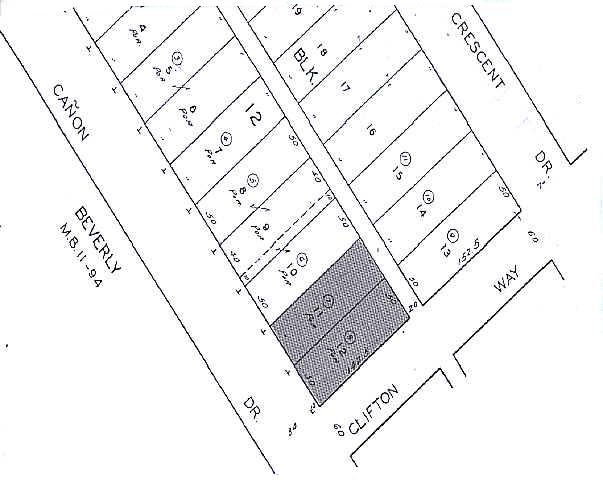 202-210 N Canon Dr, Beverly Hills, CA à louer - Plan cadastral - Image 3 de 5