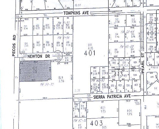 4760 S Pecos Rd, Las Vegas, NV à vendre - Plan cadastral - Image 1 de 1