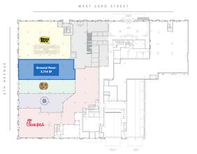60 W 23rd St, New York, NY à louer Plan d’étage- Image 1 de 2