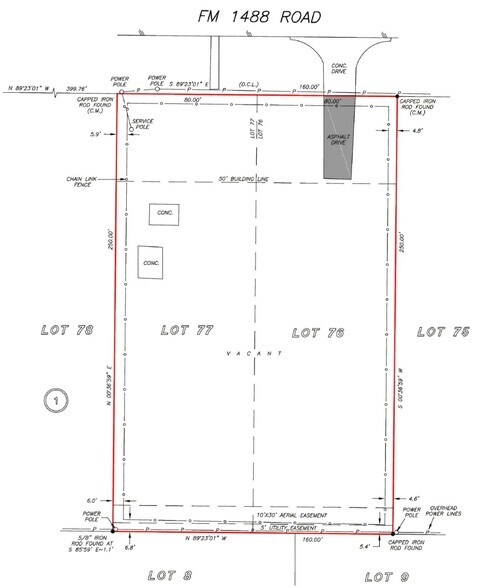 7307 Fm 1488 Rd, Magnolia, TX à louer - Plan de site - Image 2 de 3