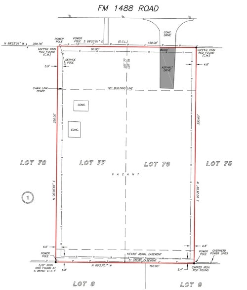 7307 Fm 1488 Rd, Magnolia, TX for lease - Site Plan - Image 2 of 3
