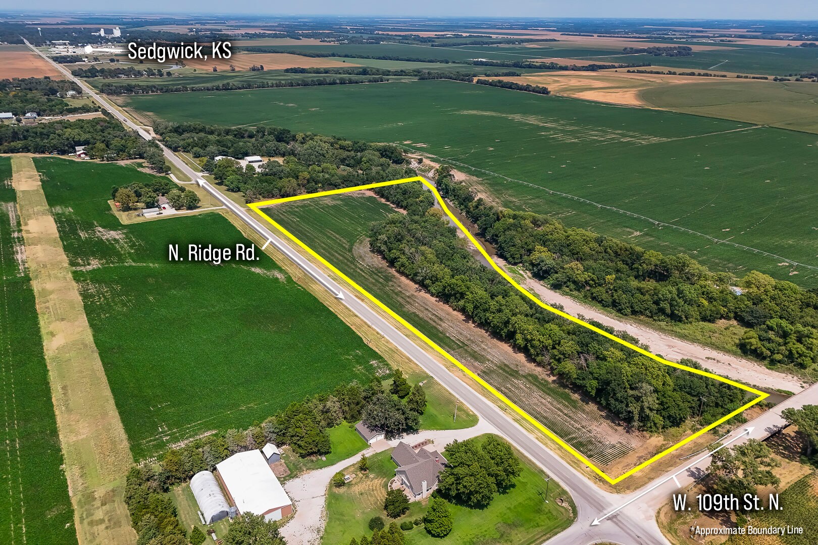 11.17+/- Acres at Ridge & 109th St. N. rd, Valley Center, KS à vendre Photo principale- Image 1 de 23