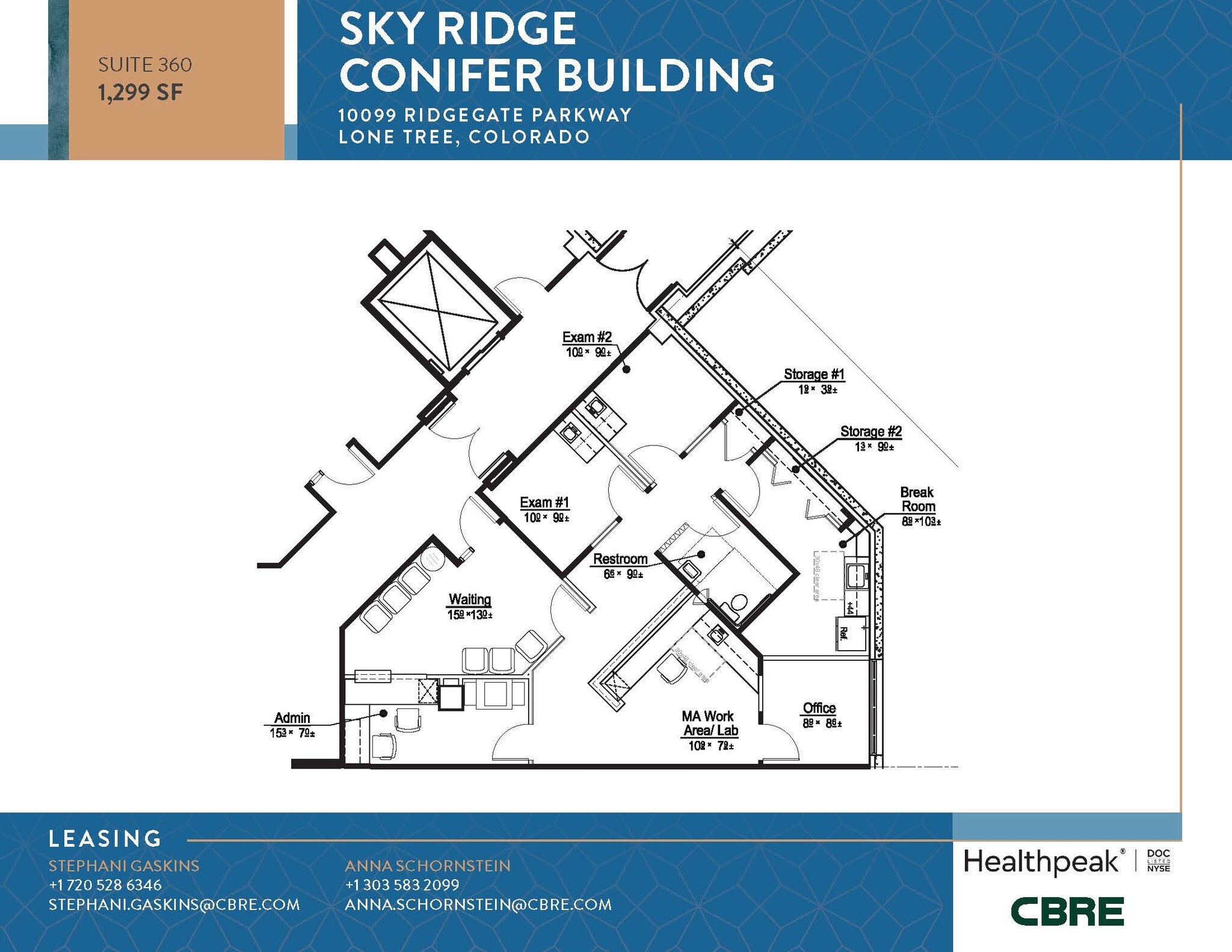 10535 Park Meadows Blvd, Lone Tree, CO for lease Floor Plan- Image 1 of 1