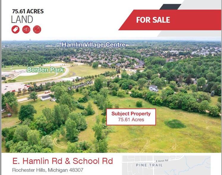 School Rd, Rochester Hills, MI for sale - Building Photo - Image 1 of 6