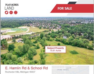 Plus de détails pour School Rd, Rochester Hills, MI - Terrain à vendre