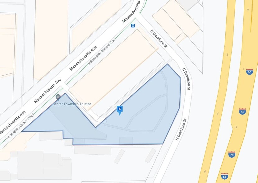 863 Massachusetts Ave, Indianapolis, IN for lease - Plat Map - Image 2 of 11