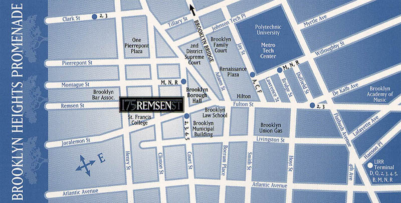 175 Remsen St, Brooklyn, NY à louer - Plan de site - Image 3 de 7