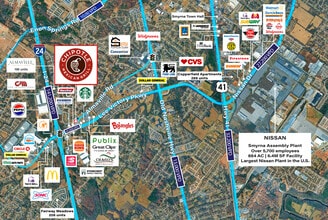 800 Seven Oaks Blvd, Smyrna, TN - AÉRIEN Vue de la carte - Image1