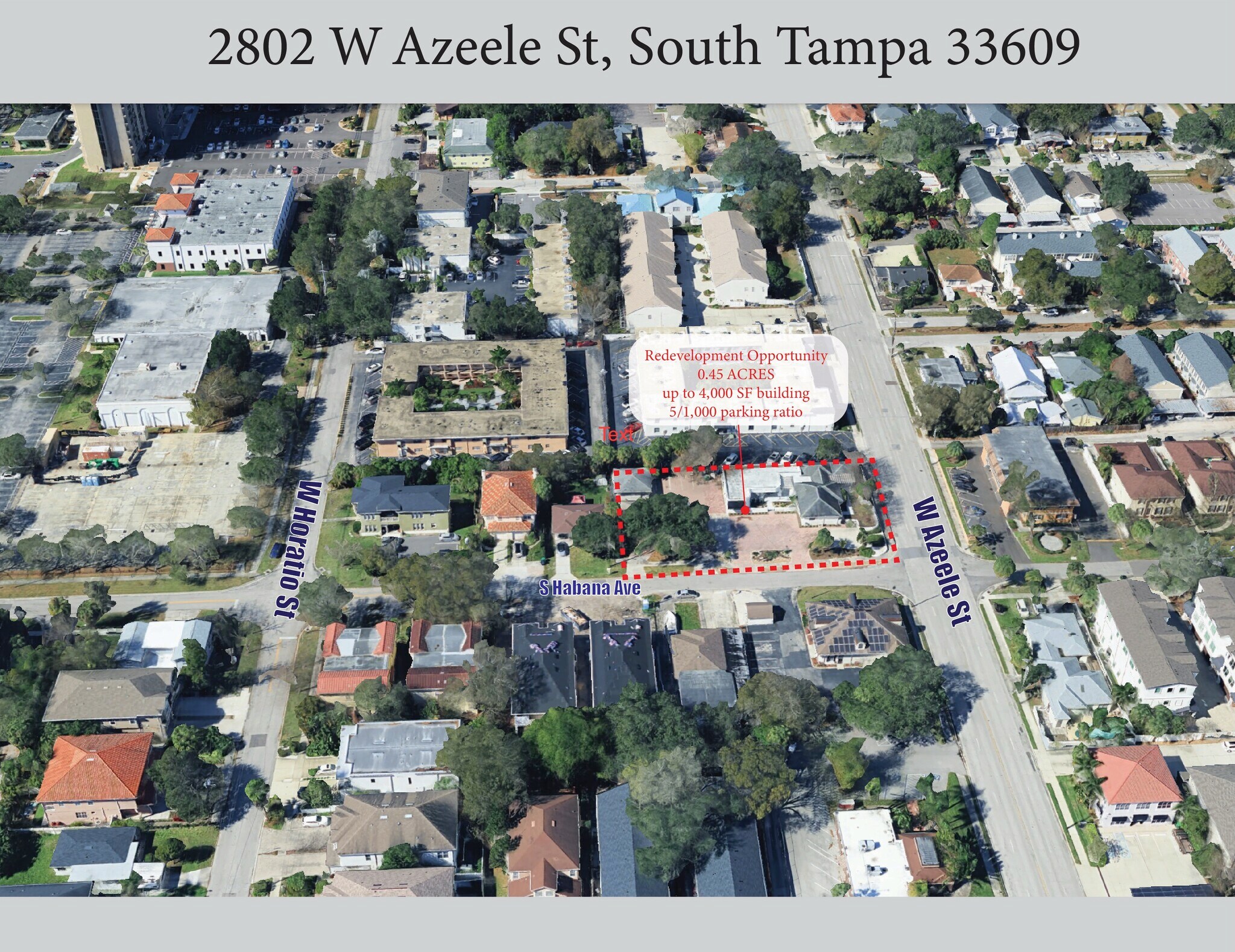 2802 W Azeele St, Tampa, FL à vendre Photo principale- Image 1 de 10