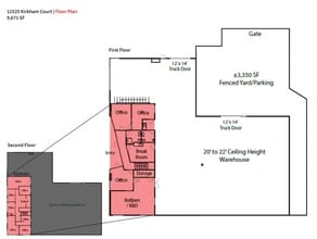 12525 Kirkham Ct, Poway, CA for lease Floor Plan- Image 1 of 1