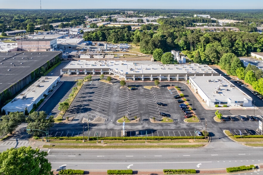 1331-1393 Mt Zion Rd, Morrow, GA for lease - Aerial - Image 3 of 5