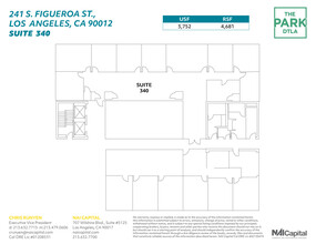 261 S Figueroa St, Los Angeles, CA for lease Floor Plan- Image 1 of 1