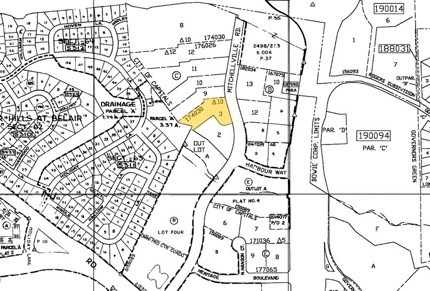 4420 Mitchellville Rd, Bowie, MD à louer - Plan cadastral - Image 2 de 12