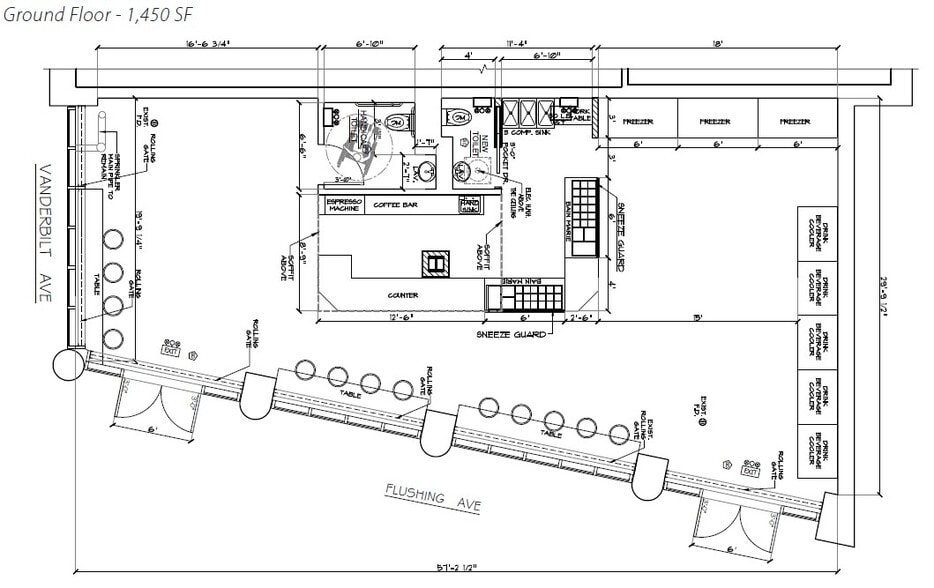146 Flushing Ave, Brooklyn, NY for lease - Floor Plan - Image 3 of 3