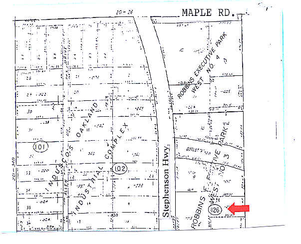 1150 Stephenson Hwy, Troy, MI à vendre - Plan cadastral - Image 2 de 16