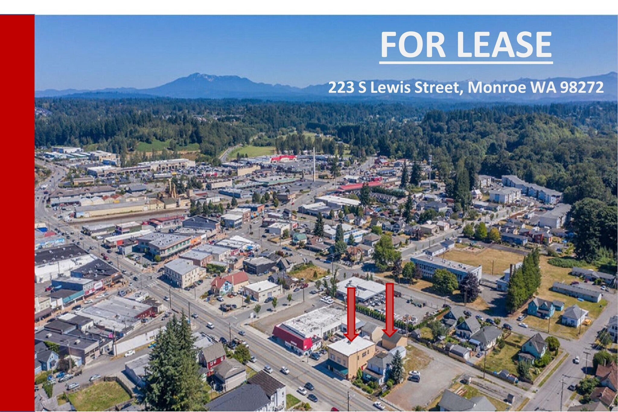 223 S Lewis St, Monroe, WA for lease Aerial- Image 1 of 10