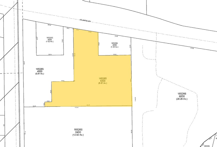 12200-12220 Atlantic Blvd, Jacksonville, FL à louer - Plan cadastral - Image 2 de 8