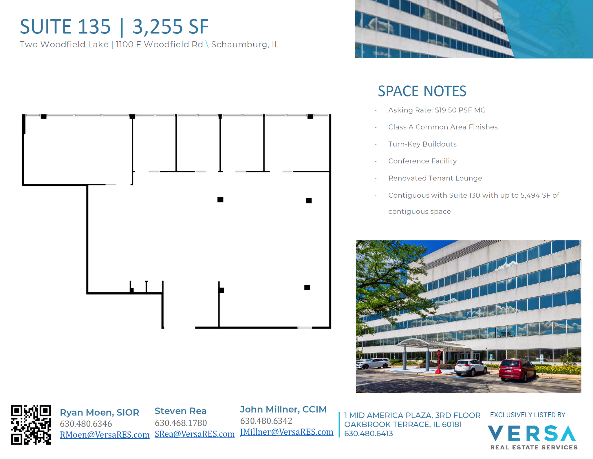 1100 E Woodfield Rd, Schaumburg, IL for lease Floor Plan- Image 1 of 1