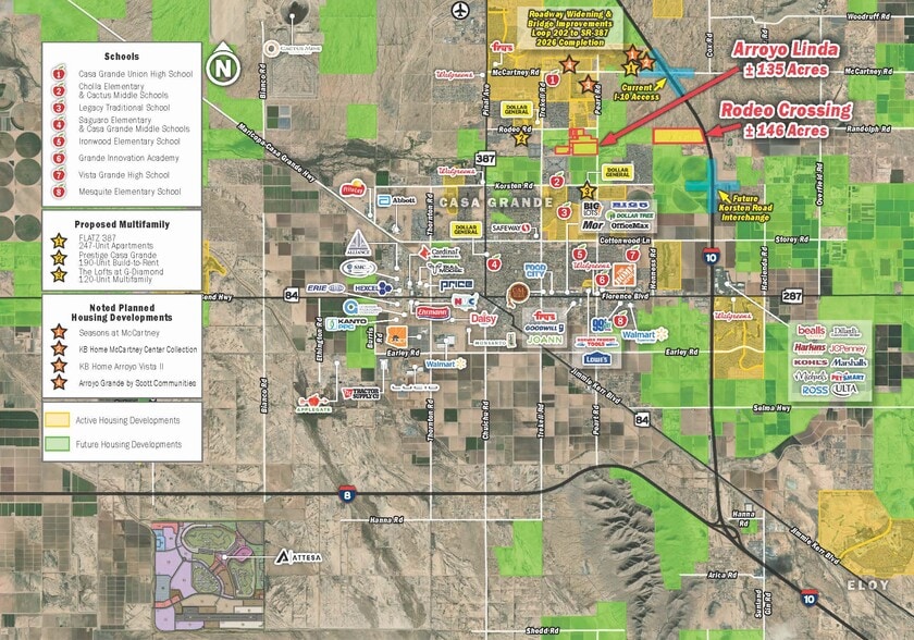SW Rodeo Rd & Peart Rd, Casa Grande, AZ for sale - Building Photo - Image 1 of 3