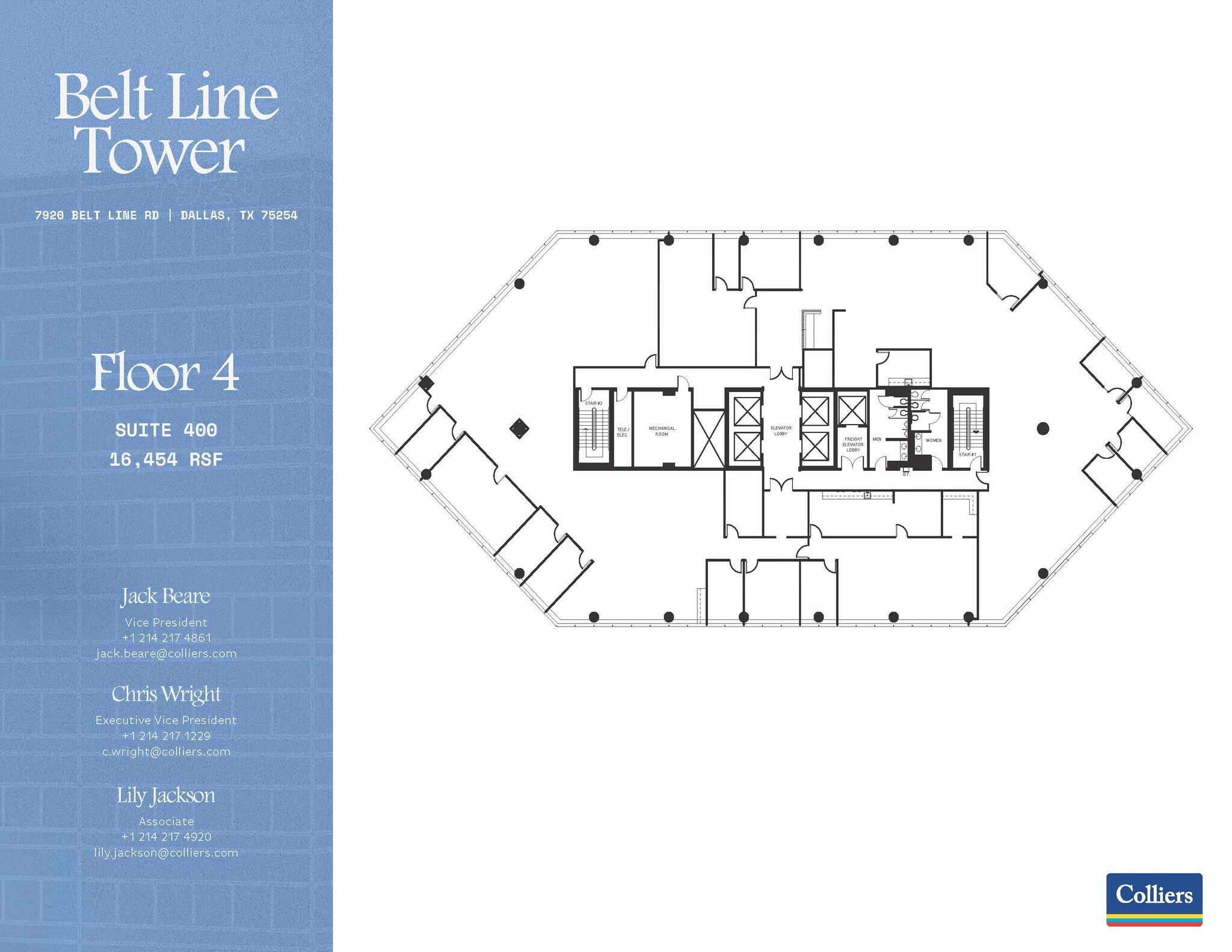 7920 Belt Line Rd, Dallas, TX à louer Plan d’étage- Image 1 de 1
