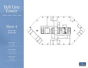 7920 Belt Line Rd, Dallas, TX à louer Plan d’étage- Image 1 de 1