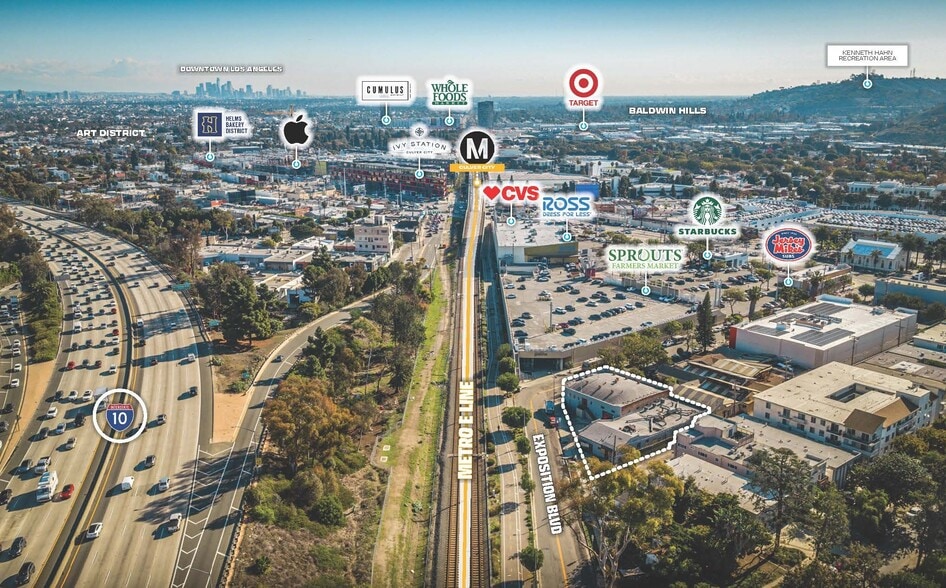 9190-9214 Exposition Blvd, Los Angeles, CA for sale - Aerial - Image 2 of 16