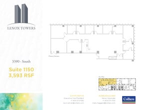 3400 Peachtree Rd NE, Atlanta, GA à louer Plan d’étage- Image 1 de 1