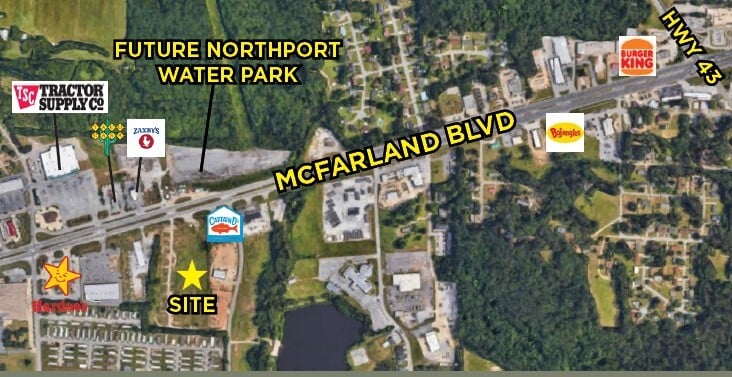 5105 McFarland Blvd, Northport, AL for sale - Aerial - Image 2 of 6