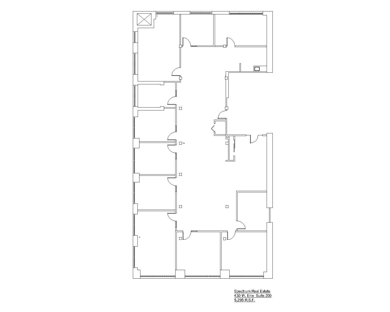 430 W Erie St, Chicago, IL à louer Plan d’étage- Image 1 de 1