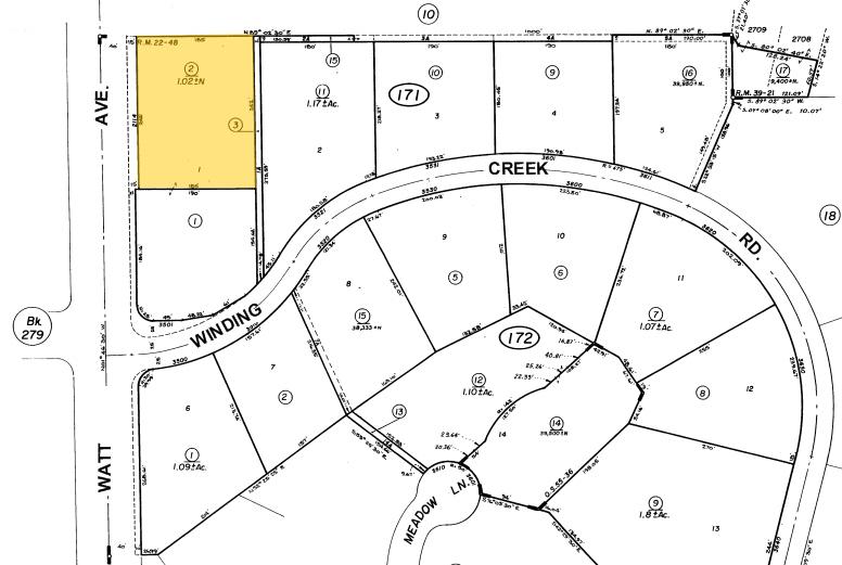 2100-2114 Watt Ave, Sacramento, CA for lease - Plat Map - Image 2 of 2