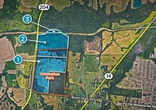 Bolen Huse Rd. at Hwy 204, Memphis, TN - Aérien  Vue de la carte