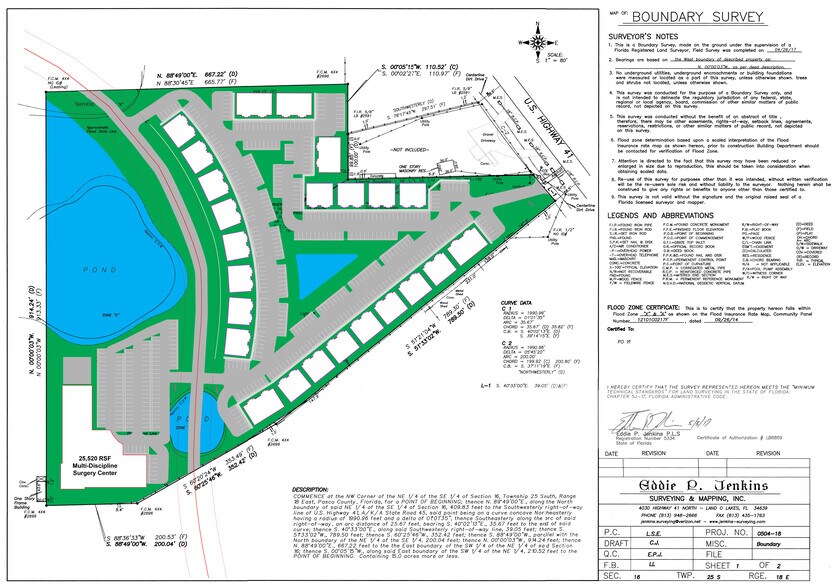 18711 Johnny Ln, Land O' Lakes, FL for sale - Site Plan - Image 2 of 7