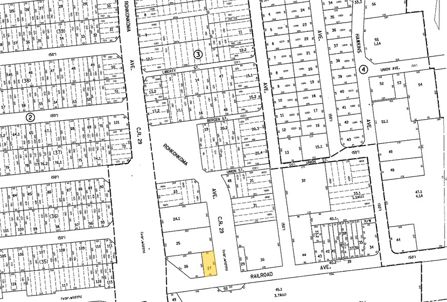 7 Railroad Ave, Ronkonkoma, NY à vendre - Plan cadastral - Image 3 de 3