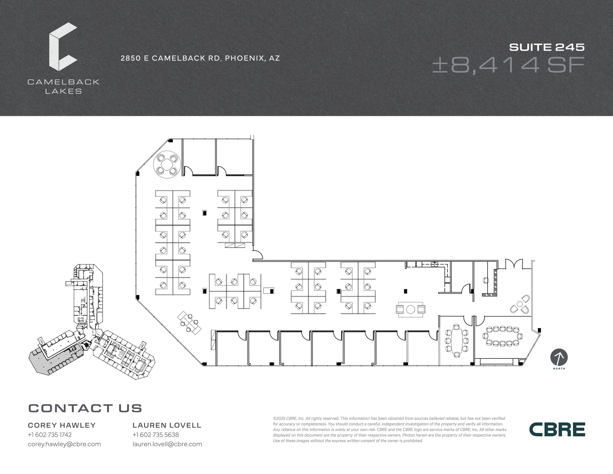 2850 E Camelback Rd, Phoenix, AZ for lease Site Plan- Image 1 of 2
