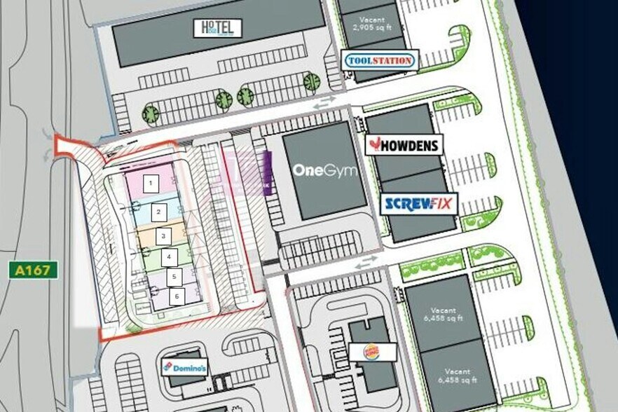 Thinford Ln, Durham à louer - Plan de site - Image 3 de 3