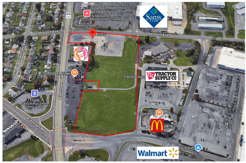 5320 Allentown Pike, Temple, PA for sale - Aerial - Image 3 of 9