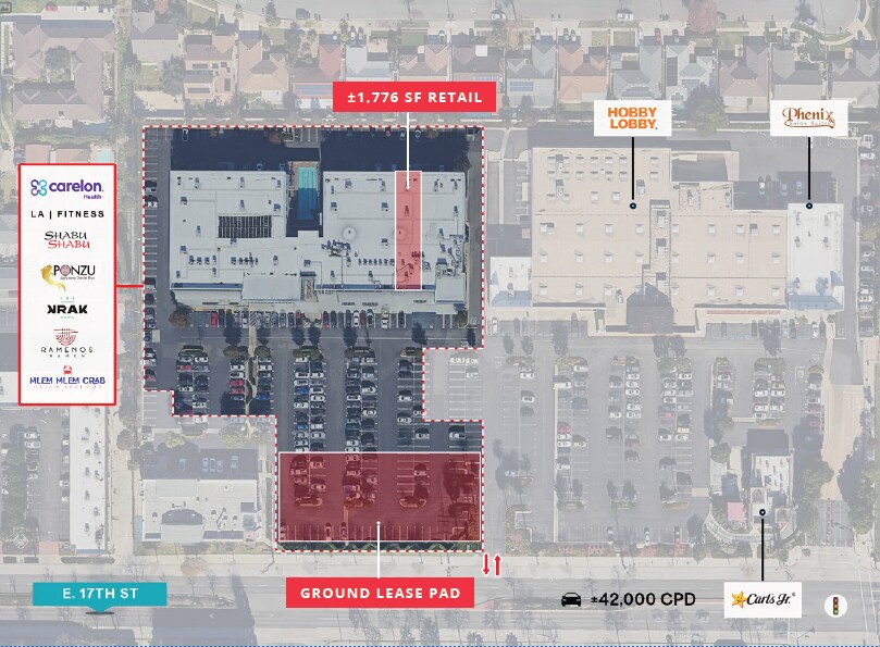 1945 E 17th St, Santa Ana, CA for lease Site Plan- Image 1 of 2
