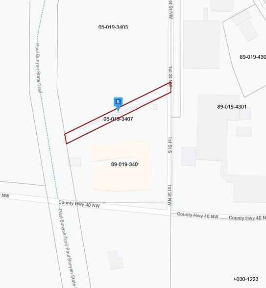 501 1st St S, Hackensack, MN for sale - Plat Map - Image 2 of 5