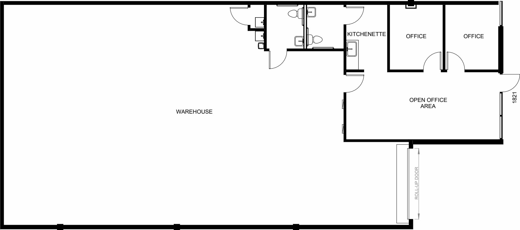 7950-7966 NW 14th St, Miami, FL à louer Plan d’étage- Image 1 de 7