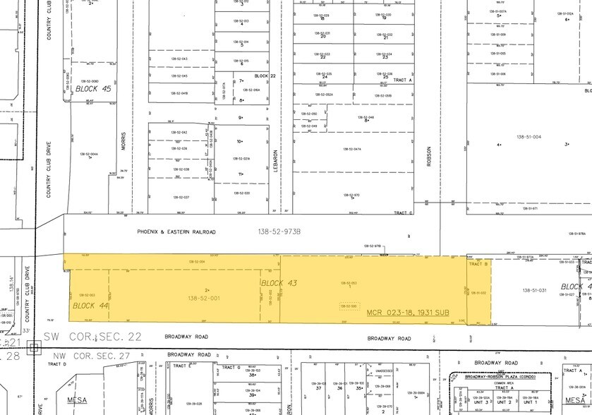 254 W Broadway Rd, Mesa, AZ à louer - Plan cadastral - Image 3 de 22