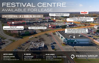 Plus de détails pour 2736-2860 Festival Ln, Dublin, OH - Commerce de détail à louer