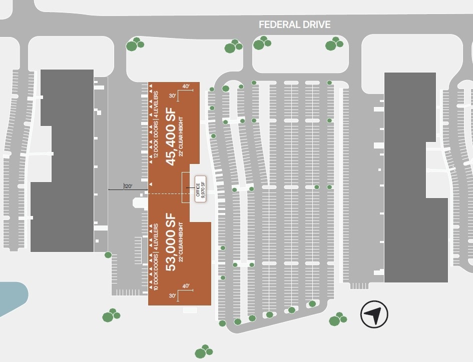 4336 Federal Dr, Greensboro, NC for lease Site Plan- Image 1 of 2